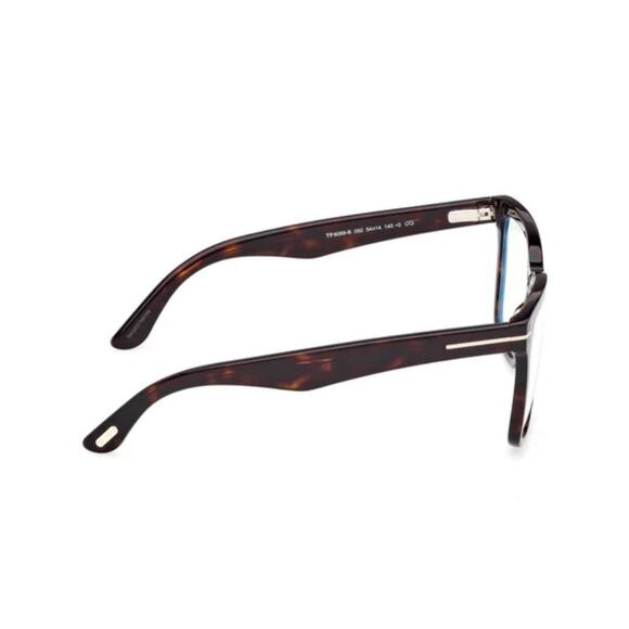 New Tom Ford FT6069-B 052 Tortoiseshell Magnetic Clip-On Square Glasses main image 3